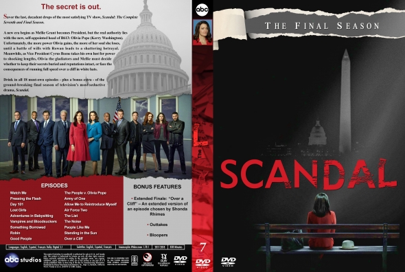 Covercity Dvd Covers Labels Scandal Season Spanning Spine