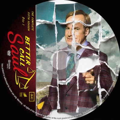 CoverCity DVD Covers Labels Better Call Saul Season 5 Disc 1