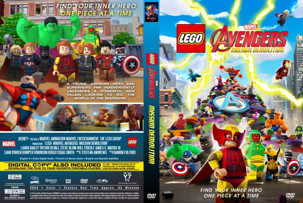 CoverCity DVD Covers Labels Lego Marvel Avengers Mission Demolition