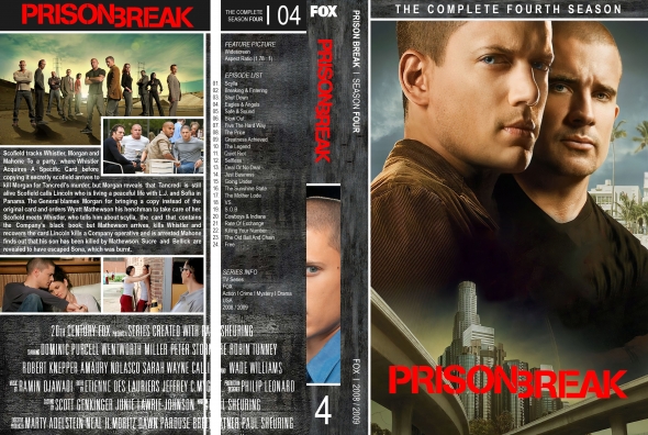 CoverCity DVD Covers Labels Prison Break Season 4