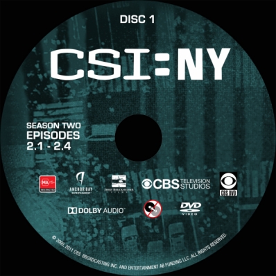 CSi: NY - Season 2; disc 1