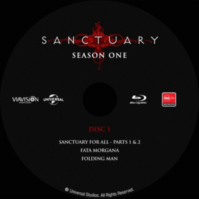 Sanctuary - Season 1; disc 1