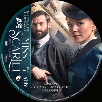 Miss Scarlet and the Duke - Season 1; disc 1