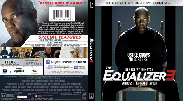 The Equalizer 3 (4K/UHD + Blu-ray + Digital)