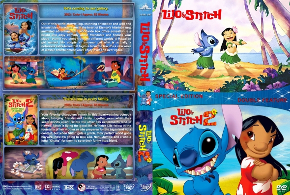 Covercity - Dvd Covers & Labels - Lilo & Stitch Double Feature