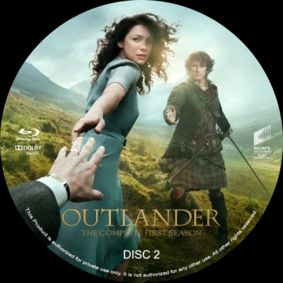 CoverCity DVD Covers Labels Outlander Season 1 Disc 2