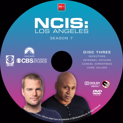 NCIS: Los Angeles - Season 7; disc 3