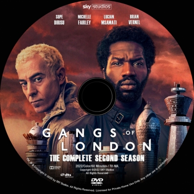CoverCity - DVD Covers & Labels - Gangs of London - Season 2
