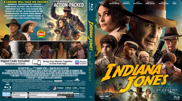 Indiana Jones Dial Of Destiny dvd cover - DVD Covers & Labels by