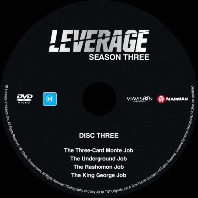 Leverage - Season 3; disc 3