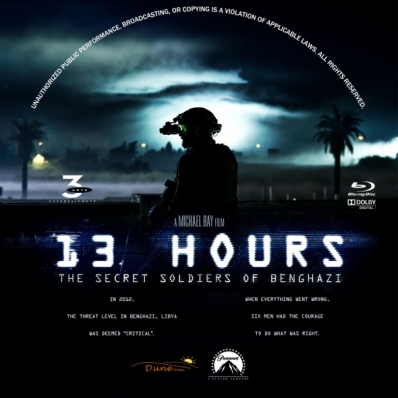 CoverCity - DVD Covers & Labels - 13 Hours: The Secret Soldiers of Benghazi