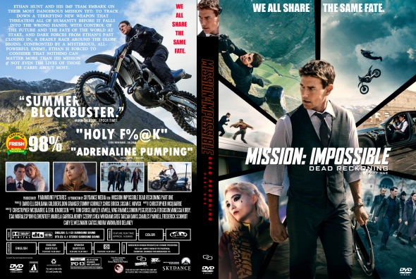 mission impossible dead reckoning dvd cover