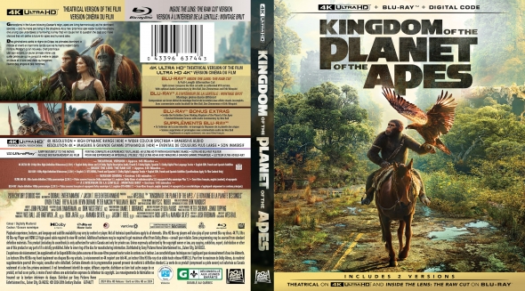 CoverCity - DVD Covers & Labels - Kingdom Of The Planet Of The Apes (4K)