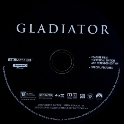 CoverCity - DVD Covers & Labels - Gladiator 4K