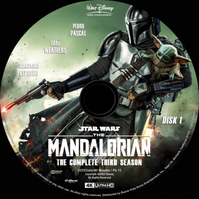 The Mandalorian 4K - Season 3; disk 1