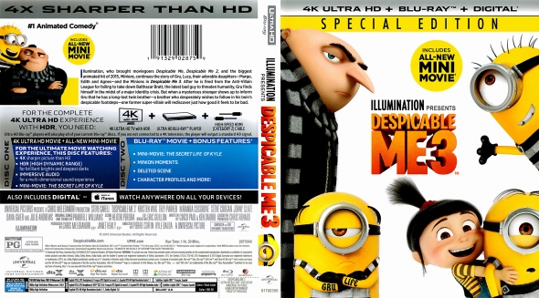 CoverCity - DVD Covers & Labels - Despicable Me 3 4K