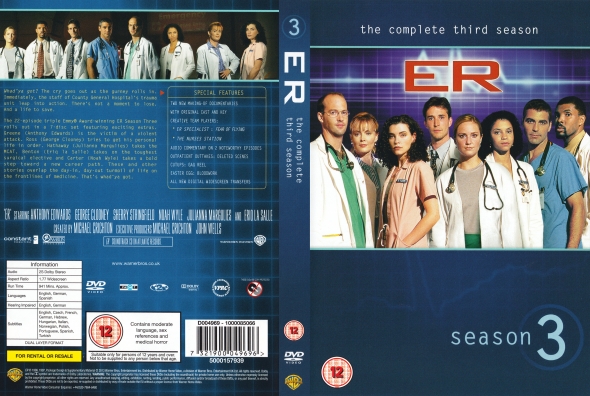 CoverCity - DVD Covers & Labels - ER - Season 3