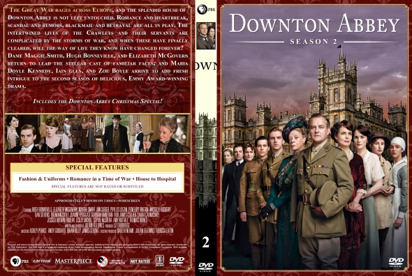 CoverCity - DVD Covers & Labels - Downton Abbey - Season 2 (spanning spine)