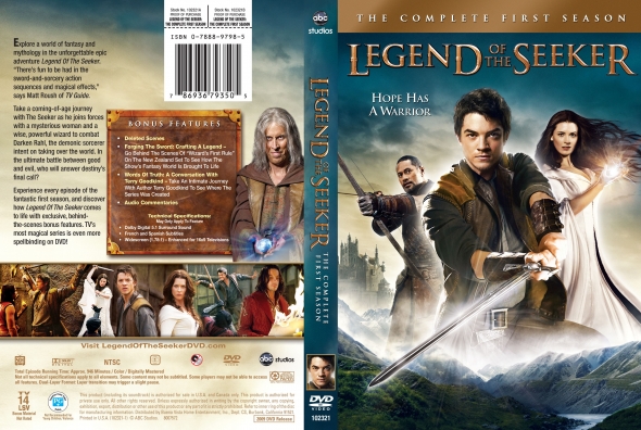 CoverCity - DVD Covers & Labels - Legend of The Seeker - Season 1