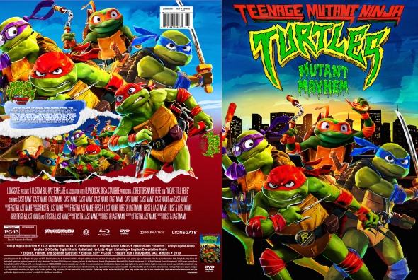 Teenage Mutant Ninja Turtles Mutagen Mayhem DVD