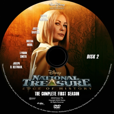 National Treasure: Edge of History - Season 1; disk 2