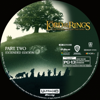 The Lord of the Rings: The Fellowship of the Ring 4K - disc 2