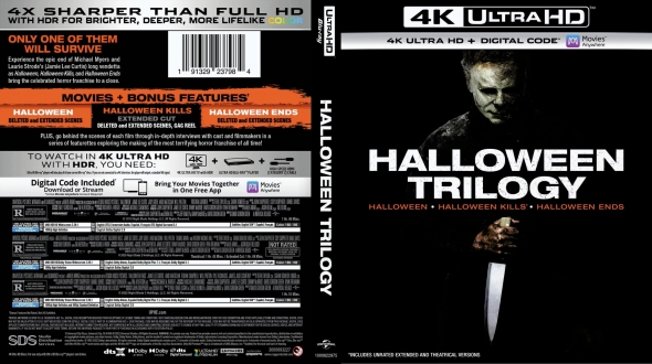 Halloween Trilogy Collection (Halloween (2018) / Halloween Kills / Halloween Ends) 4K