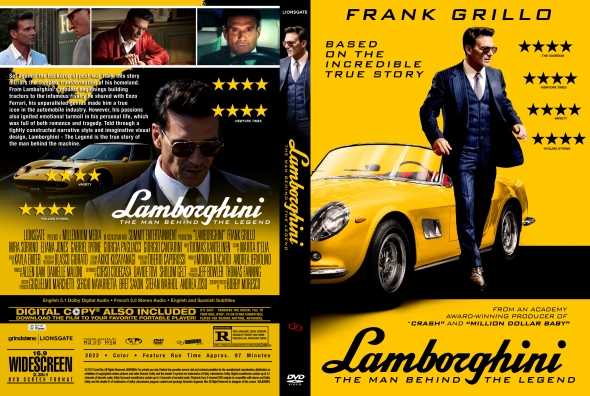 Lamborghini: The Man Behind The Legend (2022) DVD Cover By, 43% OFF