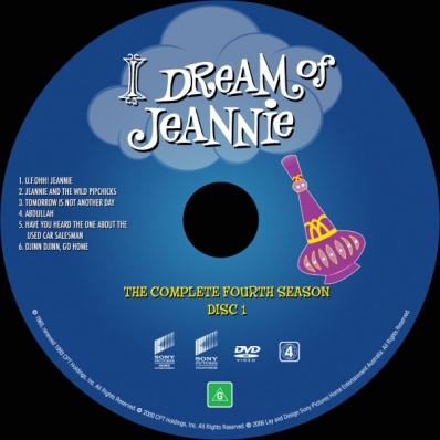 I Dream Of Jeannie - Season 4; disc 1