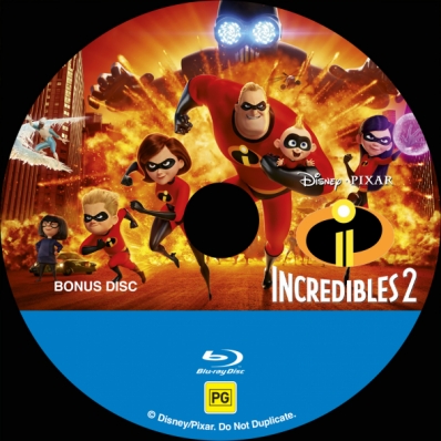 Incredibles 2; bonus disc