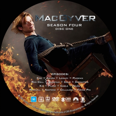 MacGyver: Season 4; disc 1