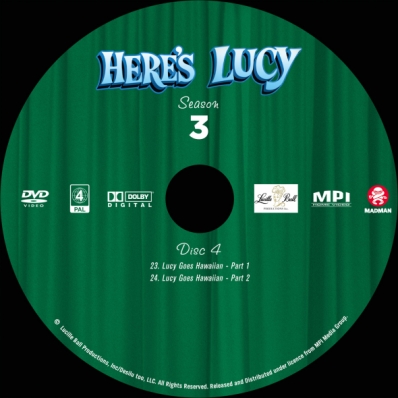 Here's Lucy - Season 3; disc 4