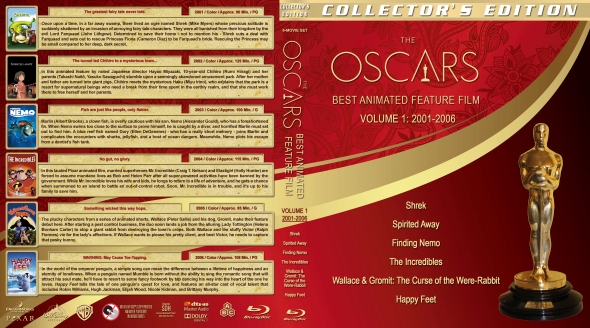 The Oscars: Best Animated Feature Film - Volume 1 (2001-2006)