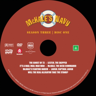 McHale's Navy - Season 3; disc 1