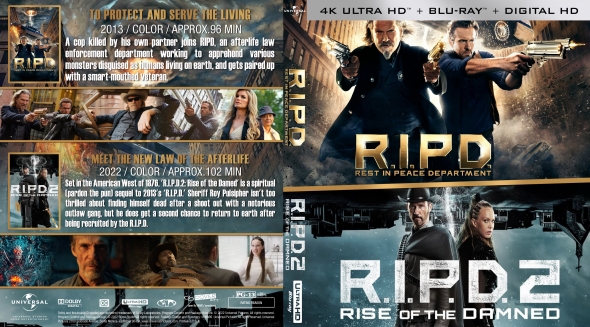 R.I.P.D. Rest In Peace Department Blu-Ray and DVD 2 Disc Set
