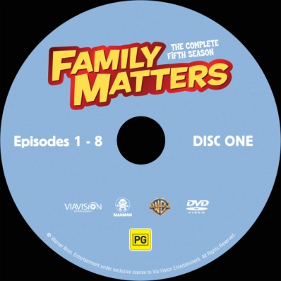 Family Matters - Season 5; disc 1