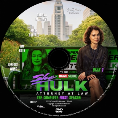 She-Hulk: Attorney at Law - Season 1; disk 1