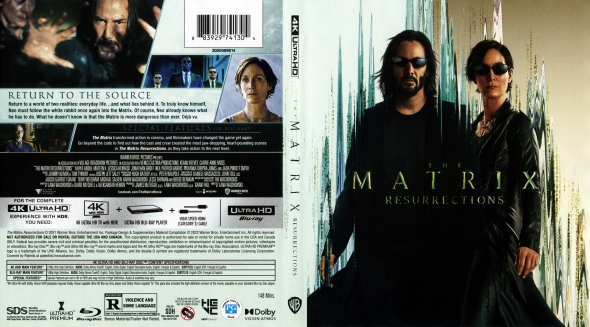 CoverCity - DVD Covers & Labels - Matrix: Resurrections 4K