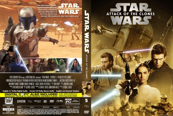 CoverCity - DVD Covers & Labels - Star Wars: Episode II - Attack of the ...