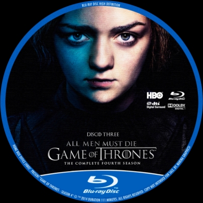 Game of Thrones - Season 4; disc 3