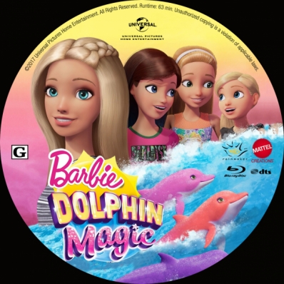 CoverCity DVD Covers Labels Barbie Dolphin Magic