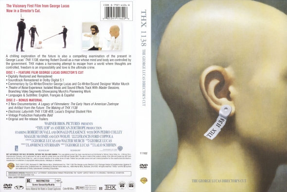 CoverCity - DVD Covers & Labels - THX 1138