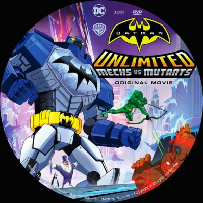 CoverCity DVD Covers Labels Batman Unlimited Mech vs. Mutants