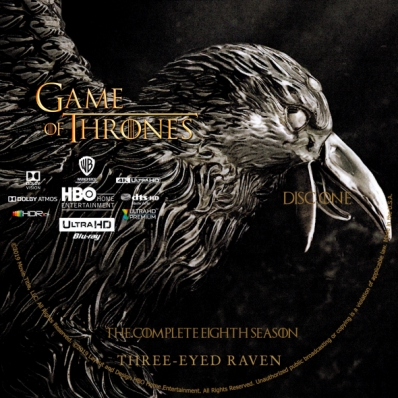 Game of Thrones 4K - Season 8; disc 1