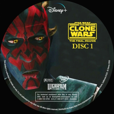 Star Wars: The Clone Wars - Season 7 - Disc 1