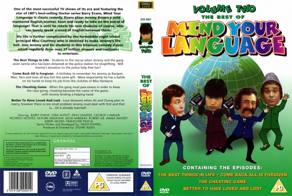 Covercity Dvd Covers And Labels Mind Your Language Volume Two 