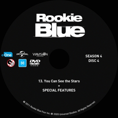 Rookie Blue - Season 4; disc 4