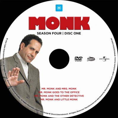 Monk - Season 4; disc 1