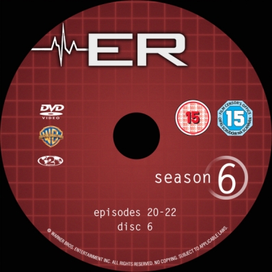 CoverCity - DVD Covers & Labels - ER - Season 6; disc 6