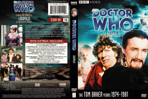 CoverCity - DVD Covers & Labels - Doctor Who: Logopolis